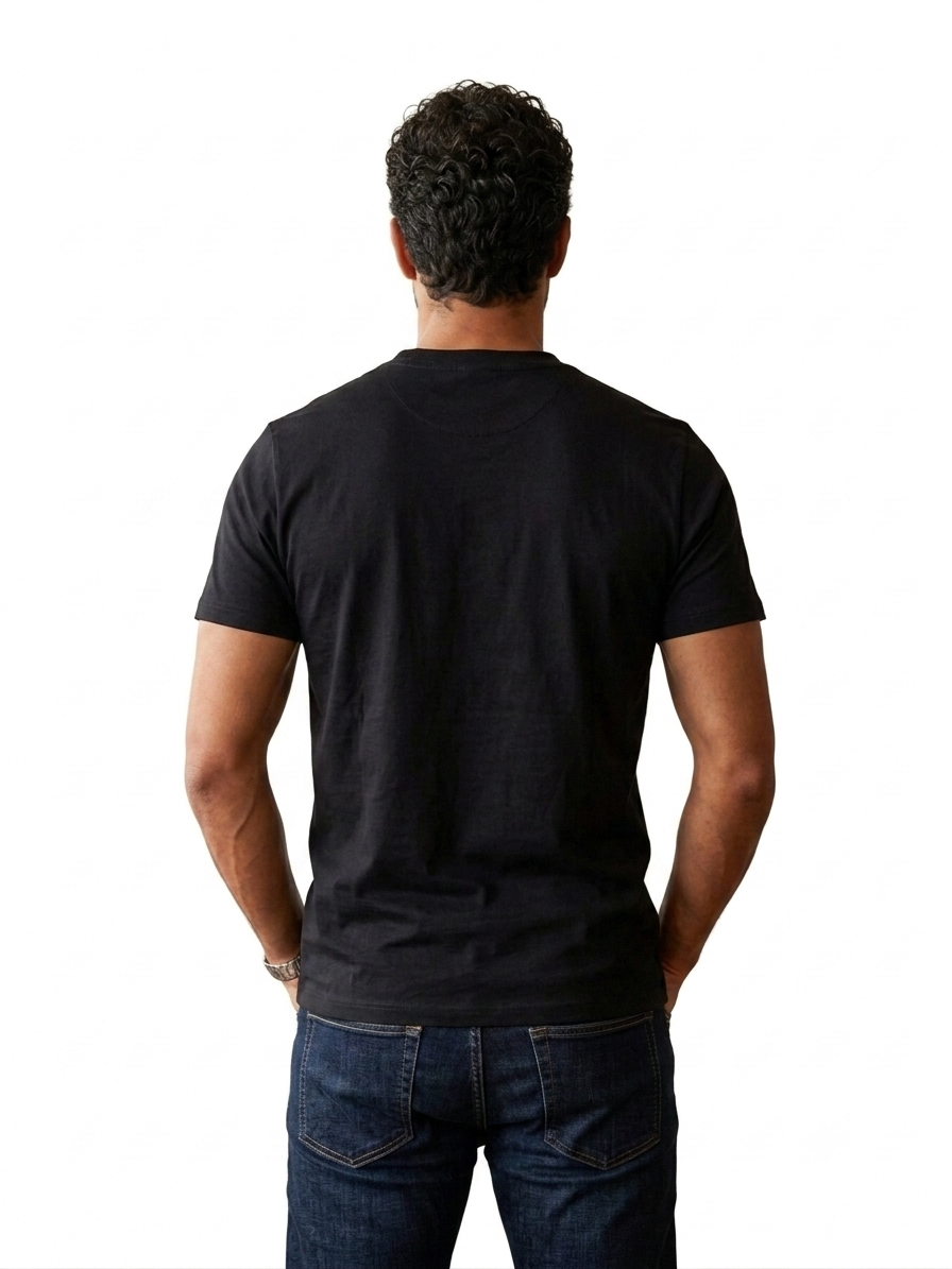 T-Shirt Balmain Crystal Black - Alternate